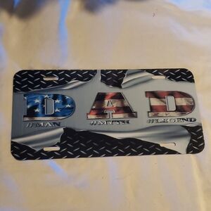 Patriotic DAD License Plate